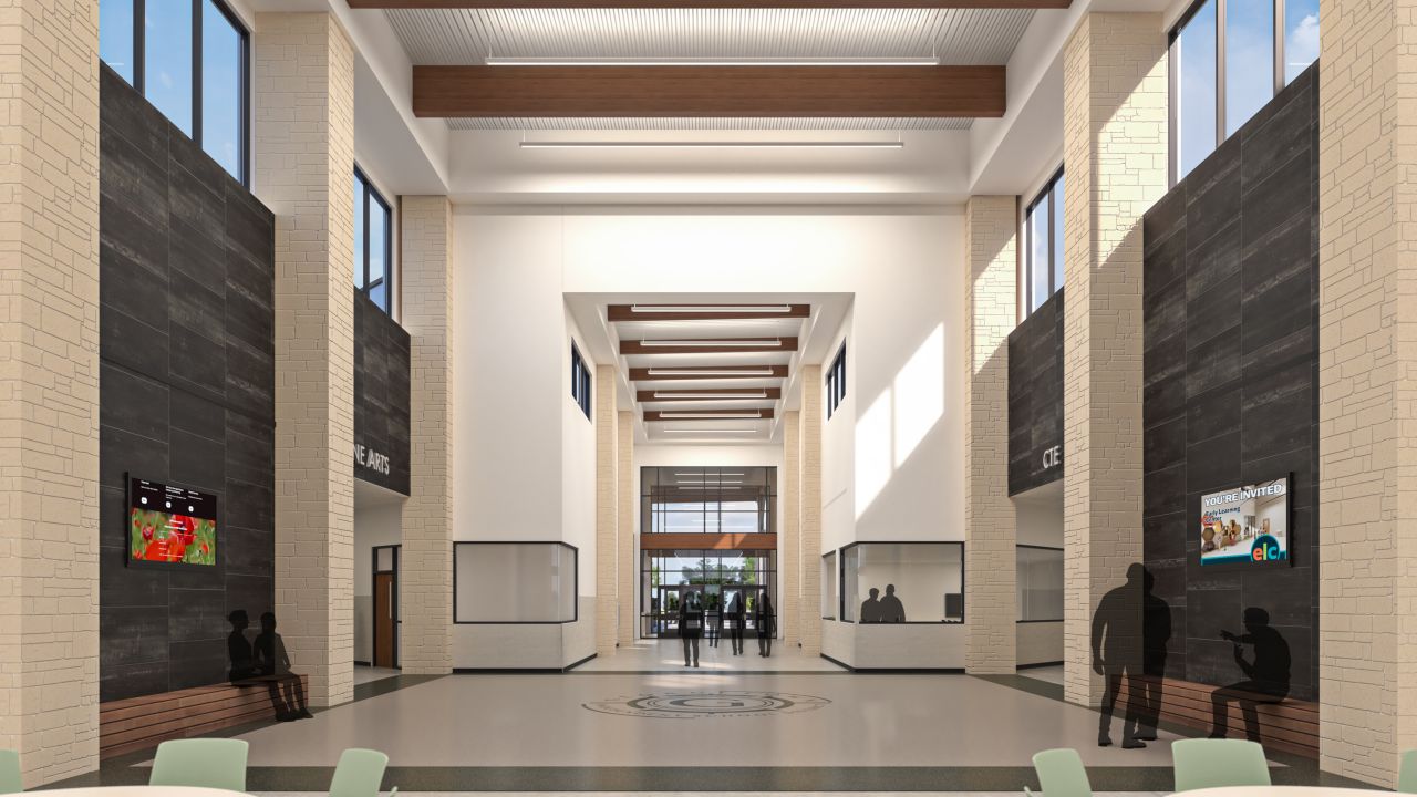 High School No. 1 render 3