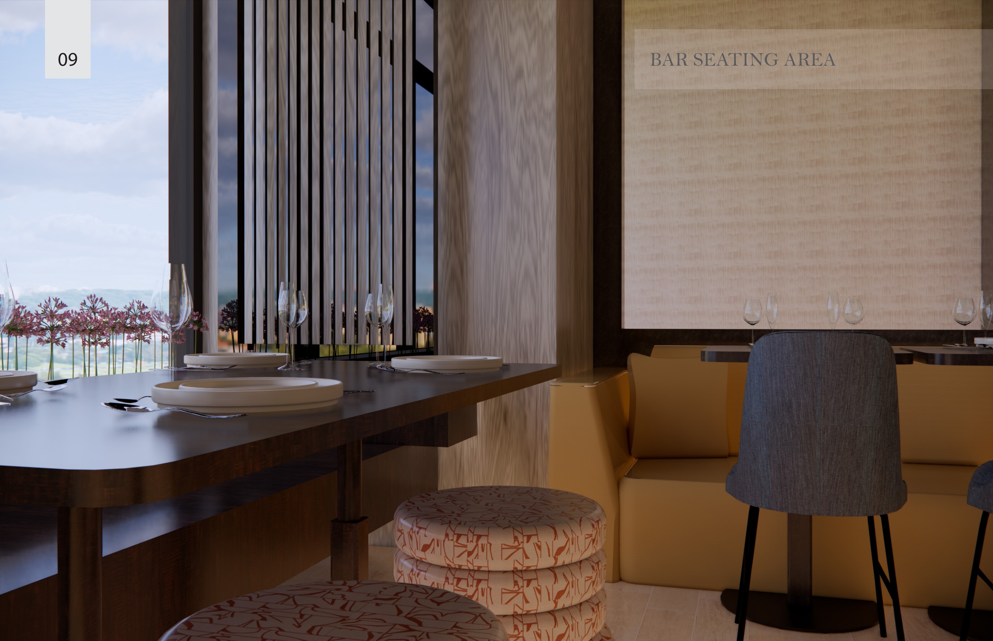 Window dining nook